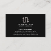 Plumber Plumbing Pipe Layer Visitekaartje (Voorkant)