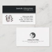 Plumber Plumbing Pipe Layer Visitekaartje (Voorkant / Achterkant)