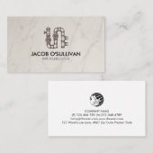 Plumber Plumbing Pipe Layer Visitekaartje (Voorkant / Achterkant)