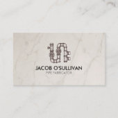 Plumber Plumbing Pipe Layer Visitekaartje (Voorkant)