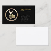 Plumber Plumbing Pipe Wrench  Visitekaartje (Voorkant / Achterkant)