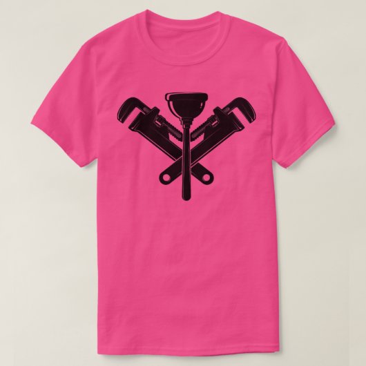 Plumber Plumbing T-shirt (Design voorkant)