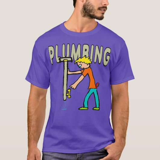 Plumber Plumbing T-shirt (Voorkant)