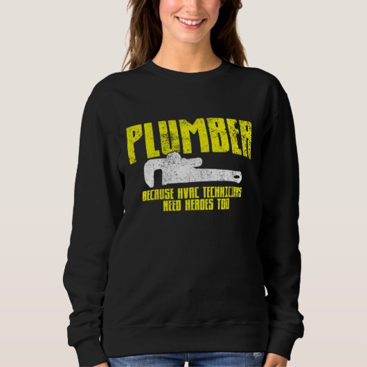 Plumber Plumbing  Trui (Voorkant)