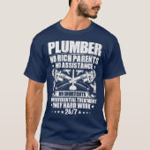 Plumber Premium-plug-ins voor plug-ins T-shirt (Voorkant)