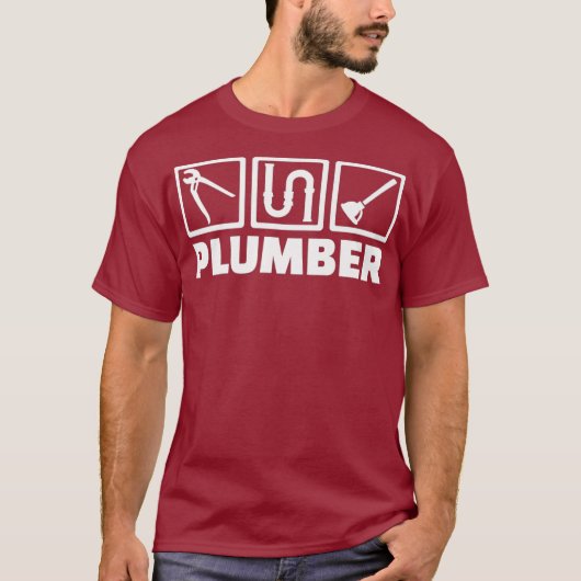 Plumber Premium T-shirt (Voorkant)