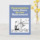 Plumber Retirement Kaart (Gele Bloem)