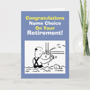 Plumber Retirement Kaart