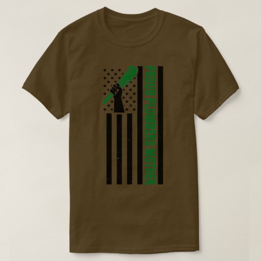Plumber Shirt Proud Moeder Gift (Design voorkant)