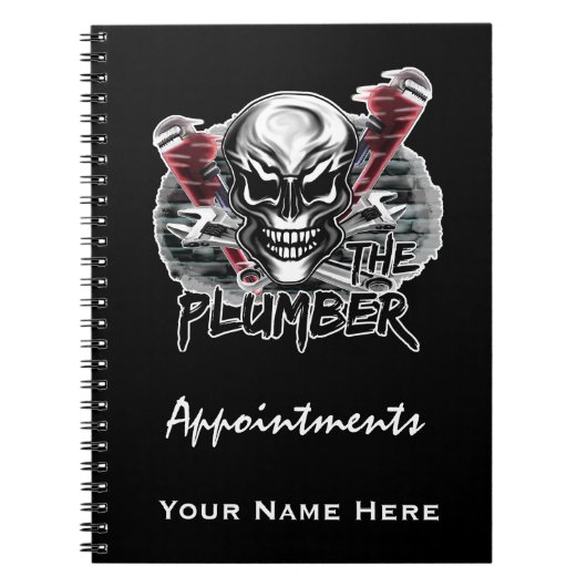 Plumber Skull: De Plumber Notitieboek (Voorkant)