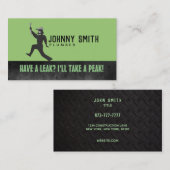 Plumber Slogans Visitekaartjes (Voorkant / Achterkant)