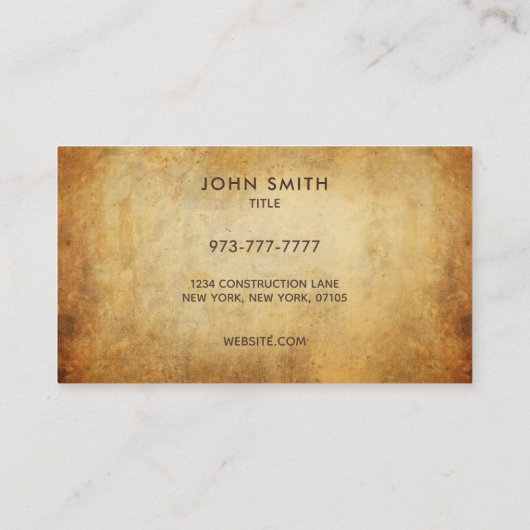 Plumber Slogans Visitekaartjes (Achterkant)