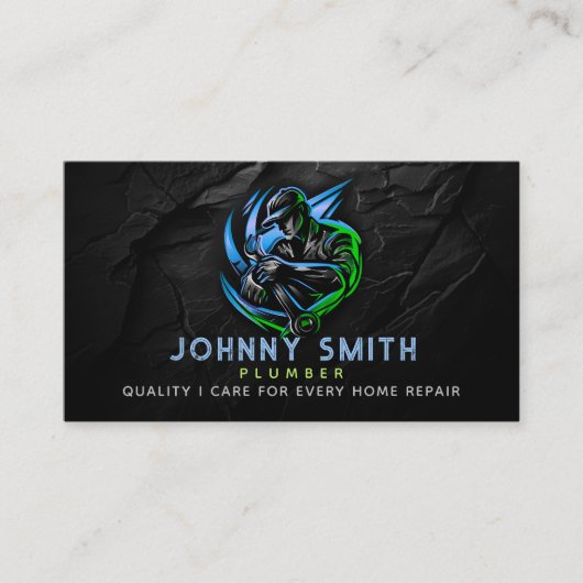 Plumber Slogans Visitekaartjes (Voorkant)