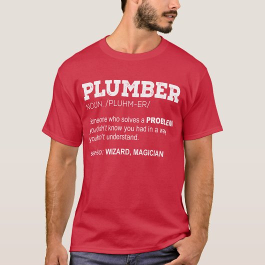 Plumber T-shirt (Voorkant)