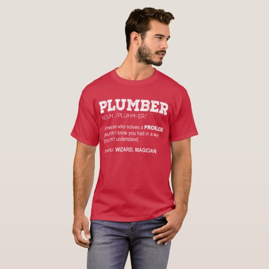 Plumber T-shirt (Voorkant volledig)