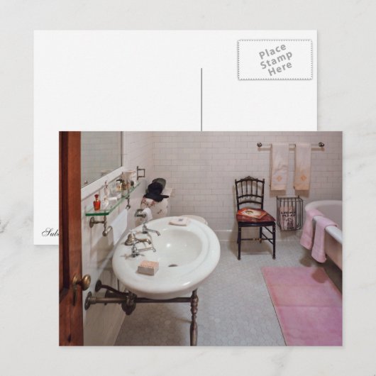 Plumber - The Bathroom Briefkaart (Voorkant / Achterkant)