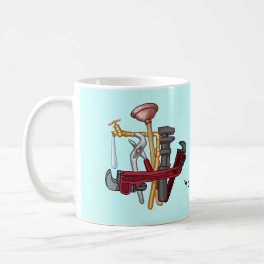 Plumber Tools Koffiemok (Links)