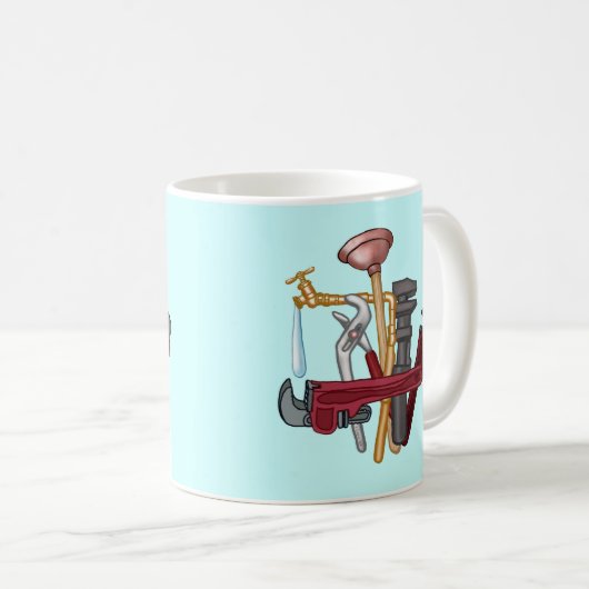 Plumber Tools Koffiemok (Voorkant rechts)