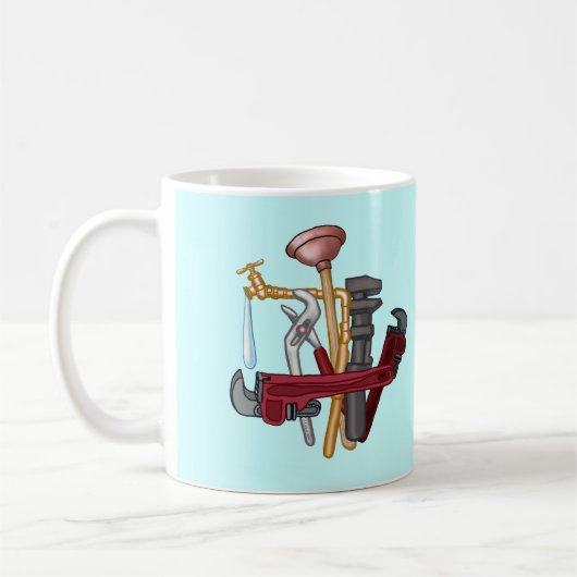 Plumber Tools Koffiemok (Links)