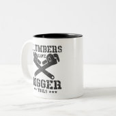 Plumber Tweekleurige Koffiemok (Voorkant links)