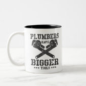Plumber Tweekleurige Koffiemok (Links)