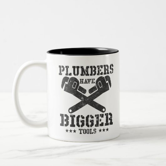 Plumber Tweekleurige Koffiemok (Links)