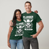 Plumber Using A High School Diploma o Fix T-shirt (Unisex)