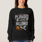 Plumber verliest Halloween Costume Pipe Wrenches 1 Trui (Voorkant)