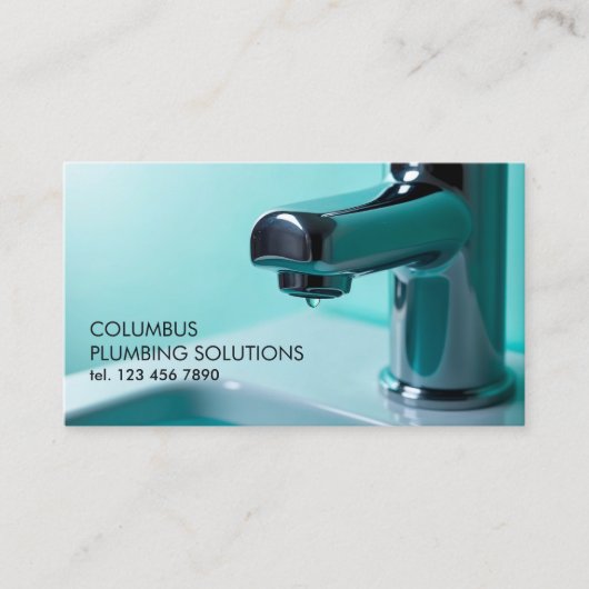 Plumber Visitekaartje (Voorkant)