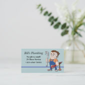 Plumber visitekaartje (Staand voorkant)