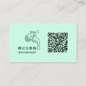 Plumber Visitekaartje (Achterkant)