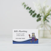 Plumber visitekaartje (Staand voorkant)