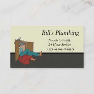 Plumber visitekaartje