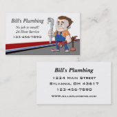 Plumber visitekaartje (Voorkant / Achterkant)