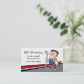 Plumber visitekaartje (Staand voorkant)
