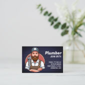 Plumber Visitekaartje (Staand voorkant)