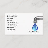 Plumber Visitekaartje (Voorkant)