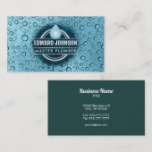 Plumber-visitekaartjes Visitekaartje (Voorkant / Achterkant)