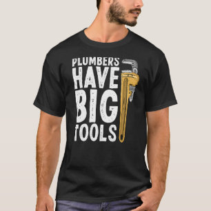 Plumber voor mannen, pijpleidingleiding te t-shirt