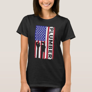 Plumber voor mannen Pipefitter steamfitter Patri T-shirt