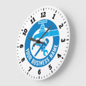 Plumber Wall-vergrendeling Grote Klok (Hoek)