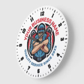 Plumber  wandklok (Hoek)
