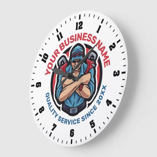 Plumber  wandklok (Hoek)