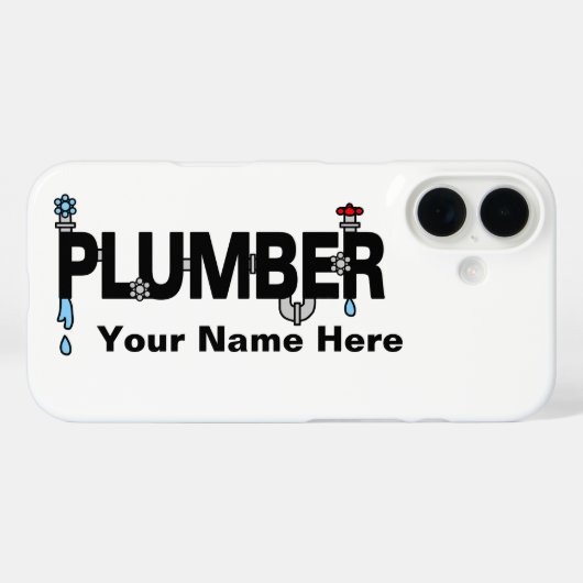 Plumberbuizen Case-Mate iPhone Case (Achterkant (horizontaal))