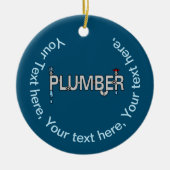 Plumberbuizen Keramisch Ornament (Voorkant)