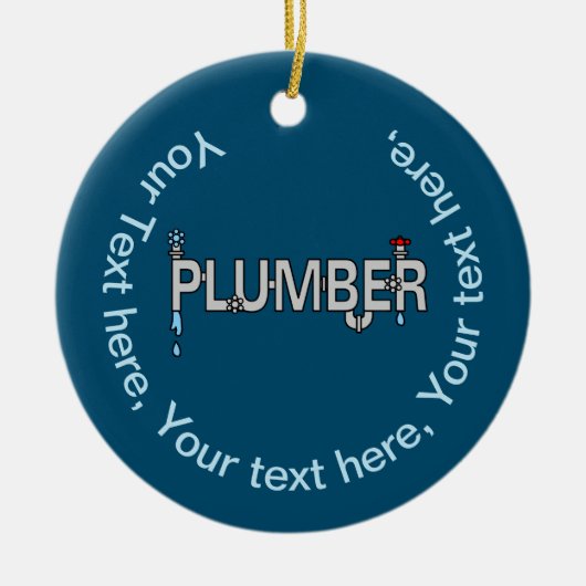 Plumberbuizen Keramisch Ornament (Voorkant)