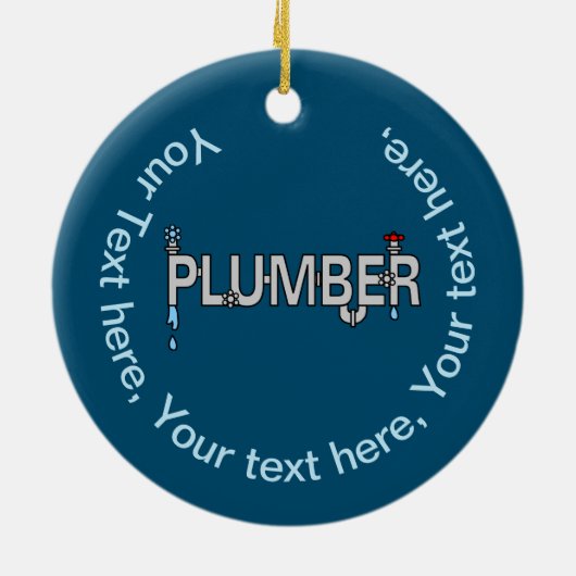 Plumberbuizen Keramisch Ornament (Achterkant)