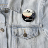Plumbers Butt... Joe de loodgieter Button (In situ)