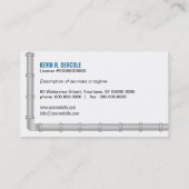 Plumbers Faucet Visitekaartje (Achterkant)