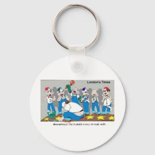 Plumbers Hall of Fame Funny Gifts & Collectibles Sleutelhanger